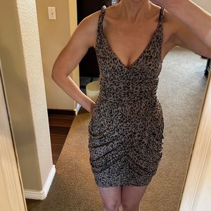 Guess Animal Print Cocktail Dress